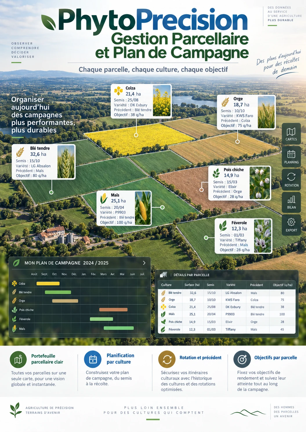 Gestion Parcellaire et Plan de Campagne