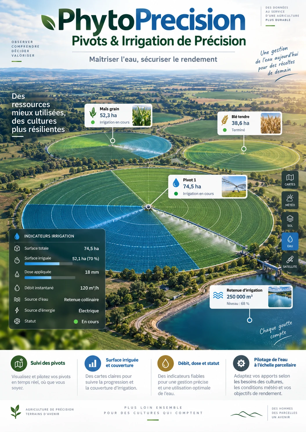 Pivots & Irrigation de Précision